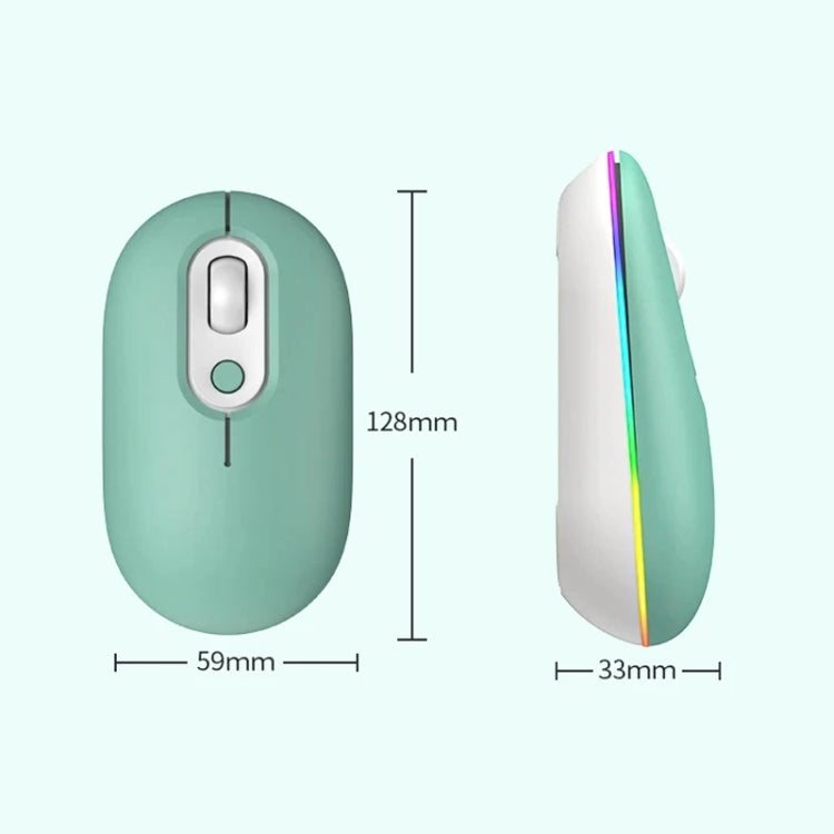 Rechargeable Illuminated Silent Wireless Mouse