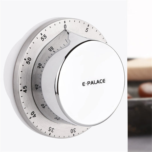 E-PALACE Magnet Timer Kitchen Stainless Steel Timer Creative Alarm Clock Mechanical Reminder Countdown Pomodoro