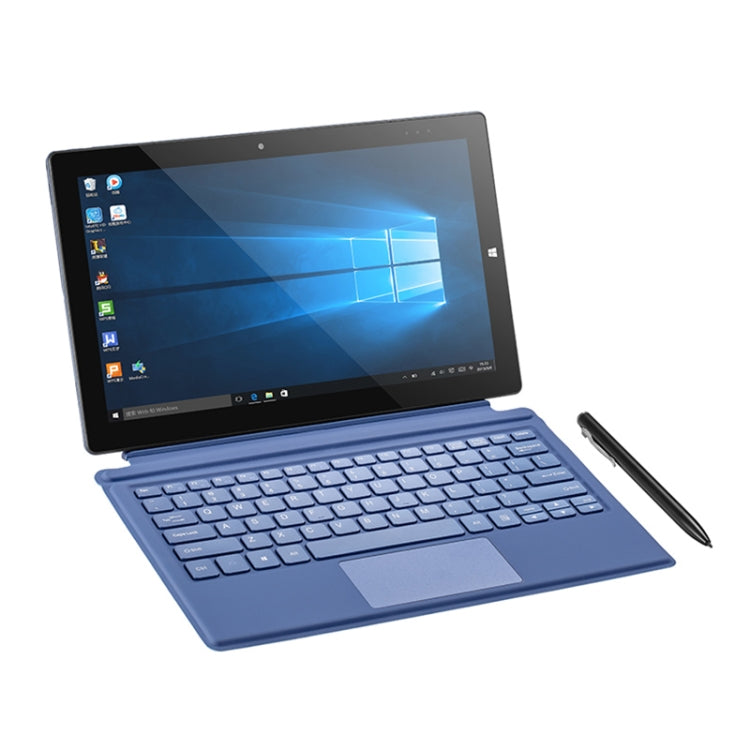 Windows 10 System, Intel Gemini Lake N4120 Quad Core Up to 2.6GHz, with Keyboard & Stylus Pen, Support Dual Band WiFi & Bluetooth & Micro SD Card, 8GB+128GB