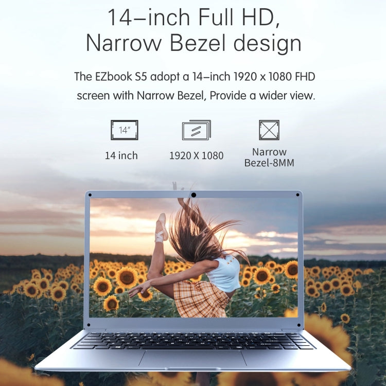 Windows 11 Intel Celeron N4000 / N3350 / N4020 Random CPU Delivery, Support TF Card & Bluetooth & Dual WiFi & Mini HDMI, 12GB+128GB