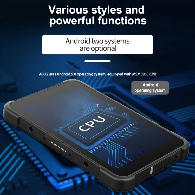 IP67 Waterproof Shockproof Dustproof, Android 9.0 Qualcom MSM8953 Octa Core, Support GPS/WiFi/BT/NFC