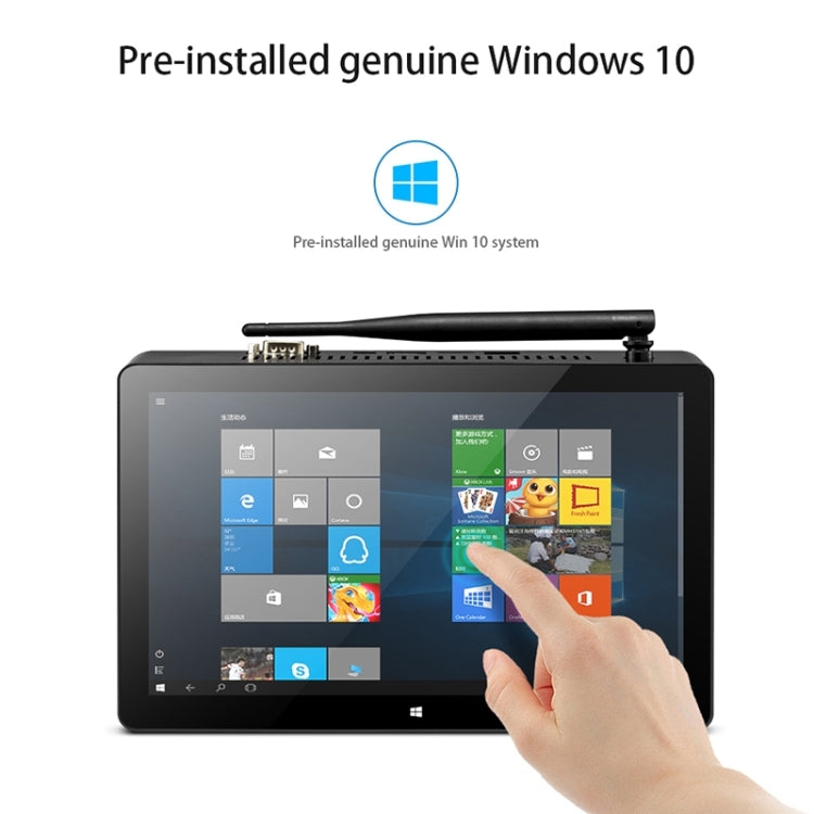 Windows 10 Intel Celeron J4125 Quad Core up to 2.7GHz, Support WiFi & BT & TF Card & HDMI & RJ45