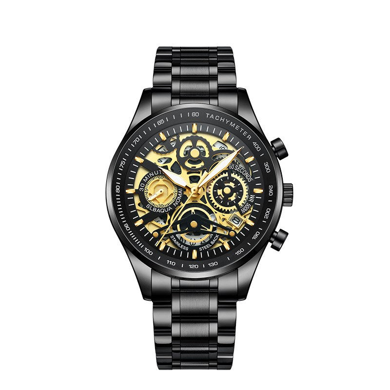 Multifunctional Skeleton Mechanical Design Watch Free Shipping - GALAXY PORTAL