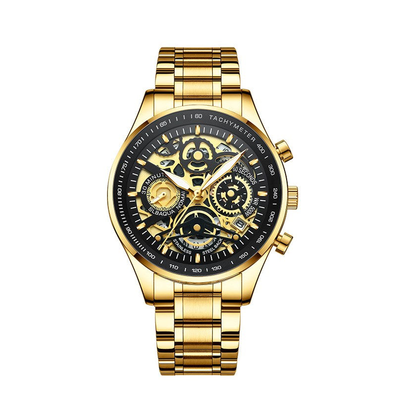 Multifunctional Skeleton Mechanical Design Watch Free Shipping - GALAXY PORTAL