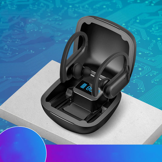 Bluetooth Headset Digital Display Triple True Binaural With Charging Compartment Free Shipping - GALAXY PORTAL