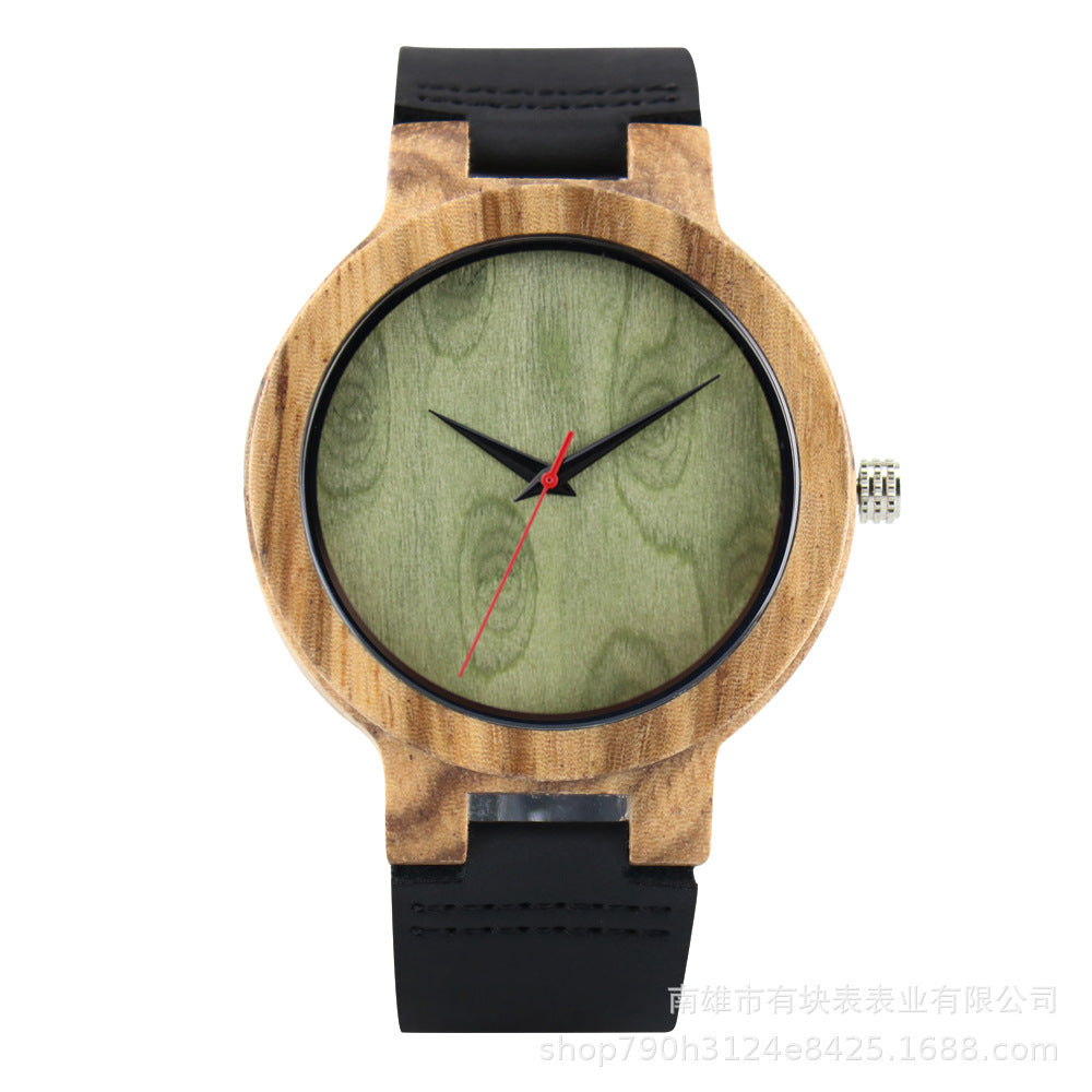 Simple Casual Wood Watch Men Free Shipping - GALAXY PORTAL