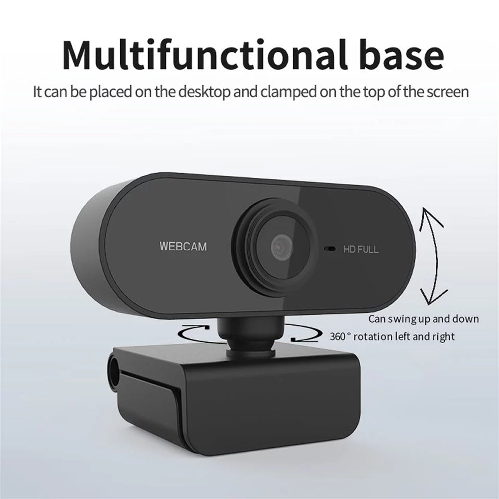 1080p HD Webcam USB Web Camera with Microphone