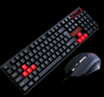 Wired keyboard and mouse set computer desktop game mechanical feel keyboard and mouse set