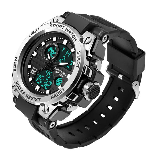 SANDA 739 Sports Men's Watches Top Brand Luxury Military Quartz Watch Men Waterproof S Shock Male Clock relogio masculino