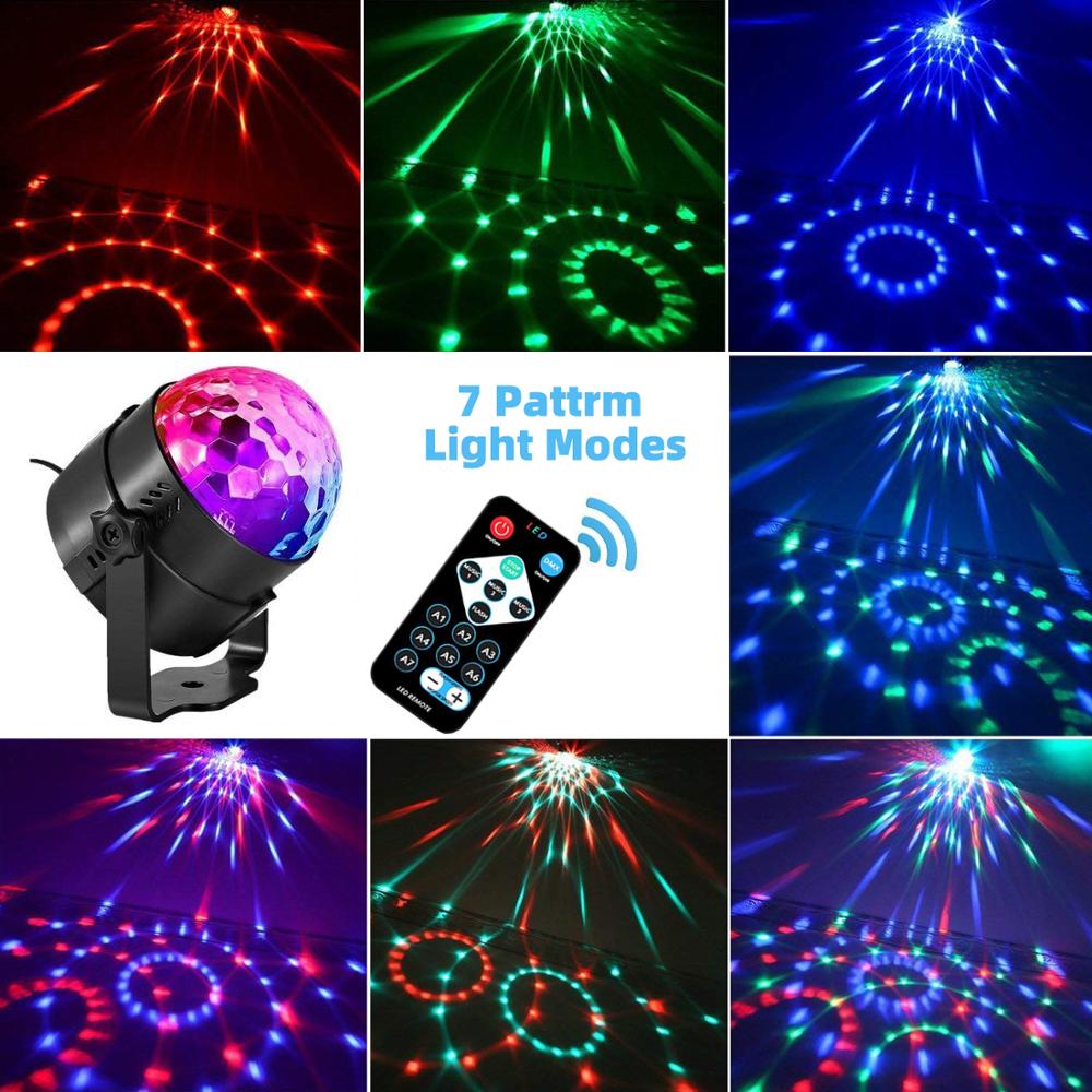 Led Disco Light Stage Light Automatic sound activation rotating remote control disco lamp Laser projector ballroom effect light