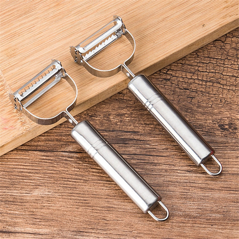 Stainless Steel Peeler Vegetable Cucumber Carrot Fruit Potato Double Planing Grater Planing Kitchen Accessories Kitchen Gadget