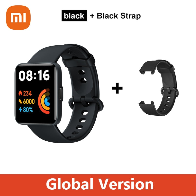 Global version Xiaomi Redmi Watch 2 lite Smart Watch Bluetooth Mi Band 1.55&quot; HD GPS Smartwatch Blood Oxygen sport Bracelet