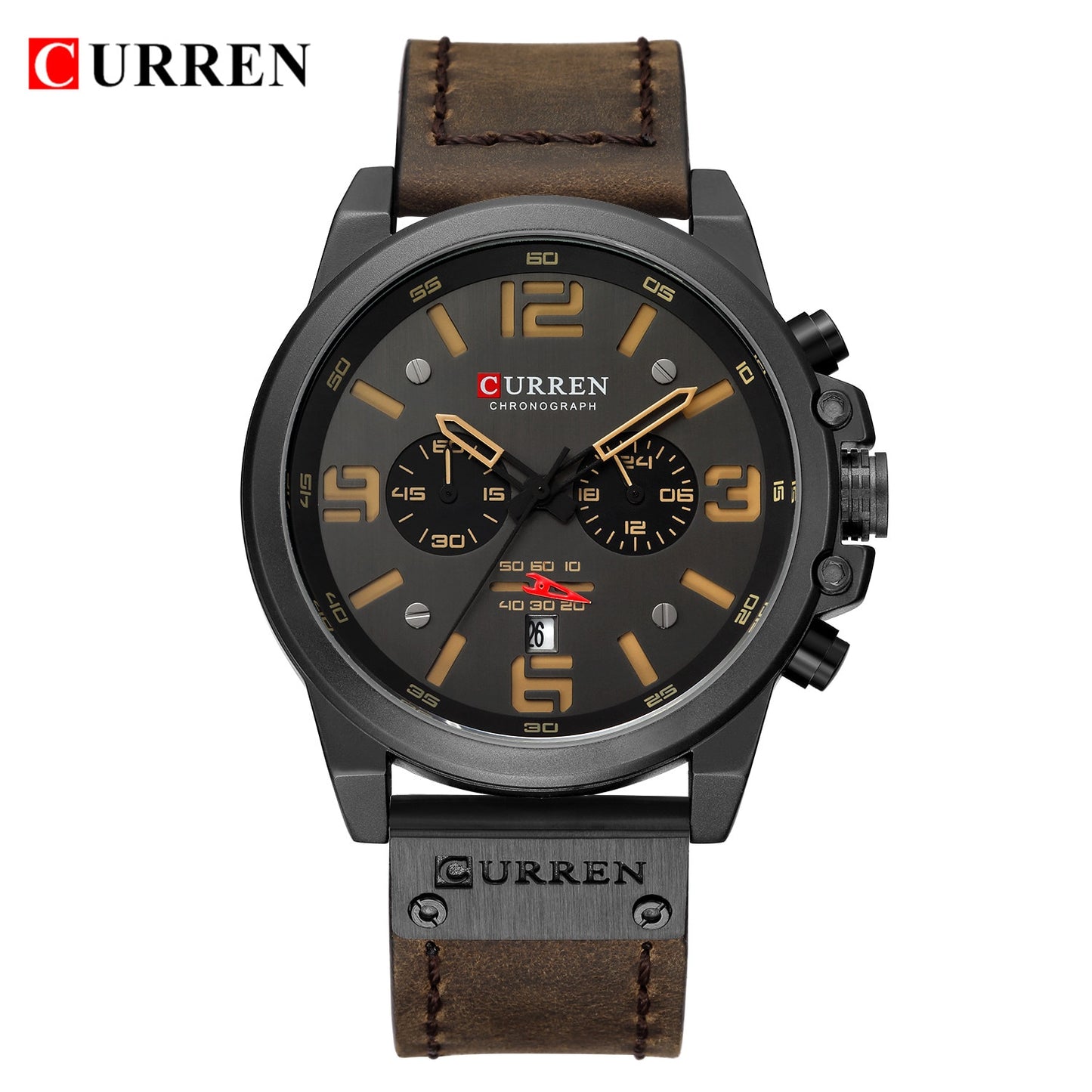 Newest Men Watches CURREN Top Brand Luxury Quartz Mens Wristwatches Leather Military Date Male Clock Relogio Masculino