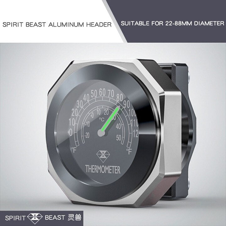 SPIRIT BEAST Motorbike Clock Parts Scooter Decorative Hour Bell Waterproof Electronic Bell Watches Sports