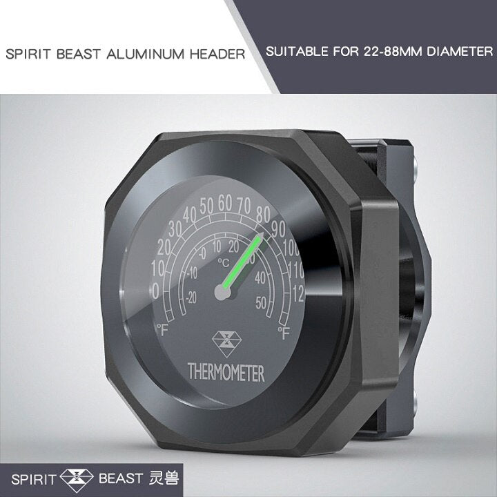 SPIRIT BEAST Motorbike Clock Parts Scooter Decorative Hour Bell Waterproof Electronic Bell Watches Sports