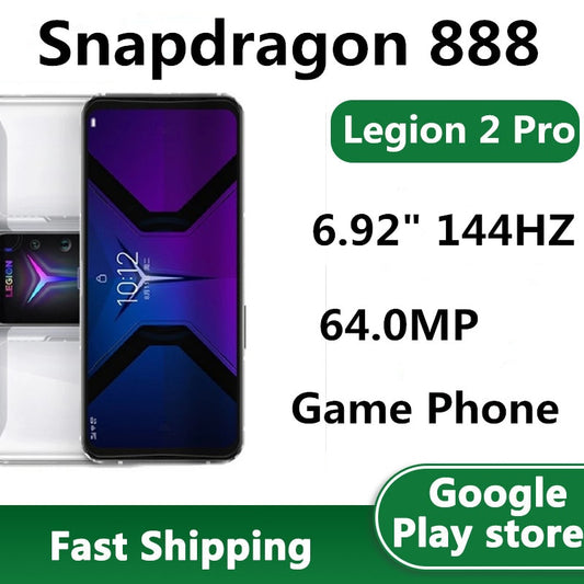 Lenovo Legion 2 Pro 5G Mobile Phone 8/12/16G 128/256/512G  6.92 inch AMOLED E4 Screen 144HZ Snapdragon 888 Fingerprint 5500mAh 64.0MP Android 11.0