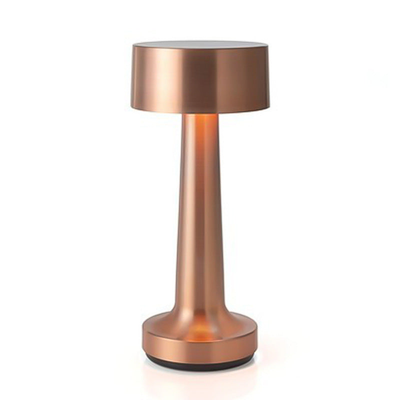 Metal mushroom USB Charging Touch desk lamp Retro bar KTV Hotel Cafe table creative bedside night lamp - GALAXY PORTAL