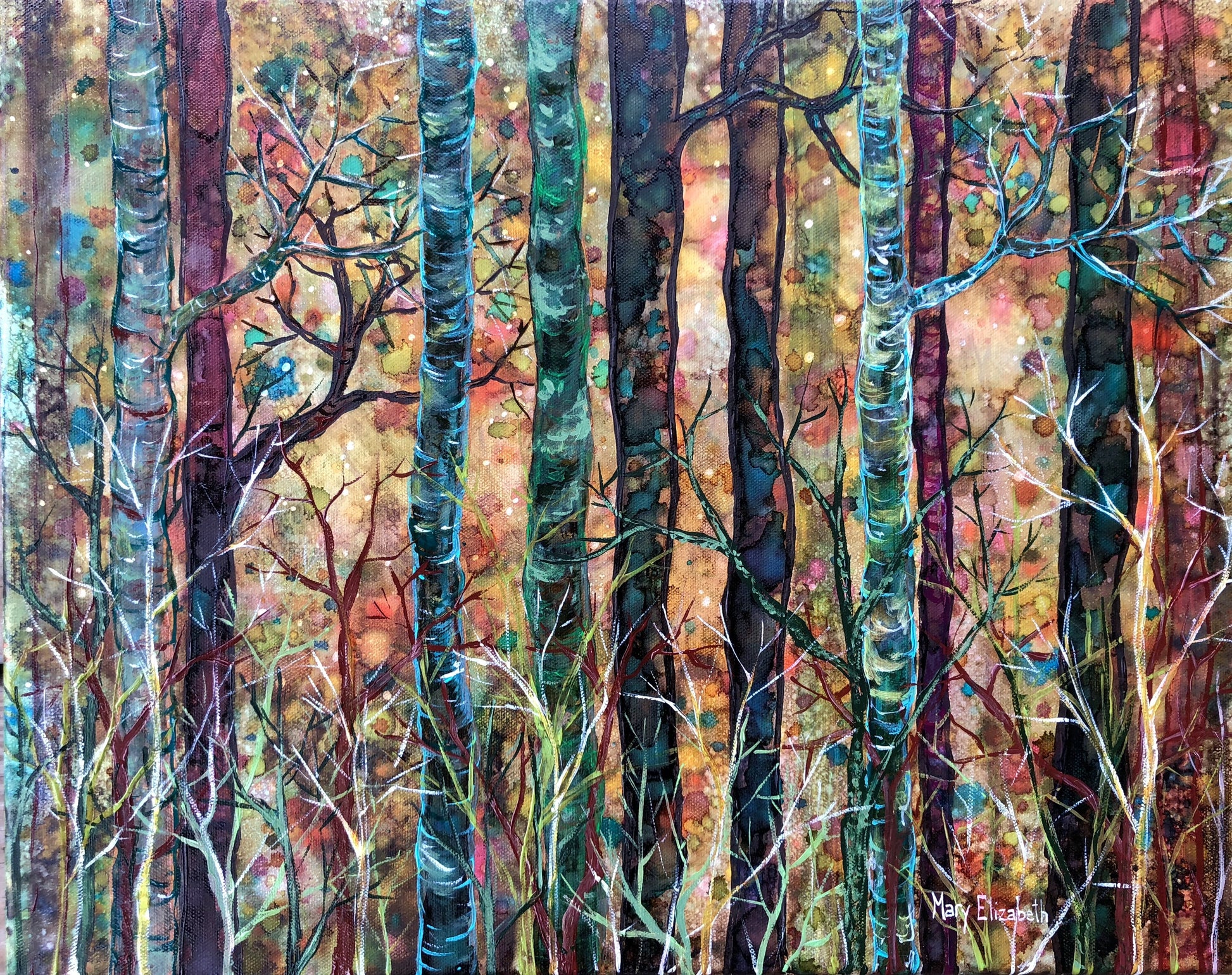 Dream Forest at Dusk : Prints - GALAXY PORTAL