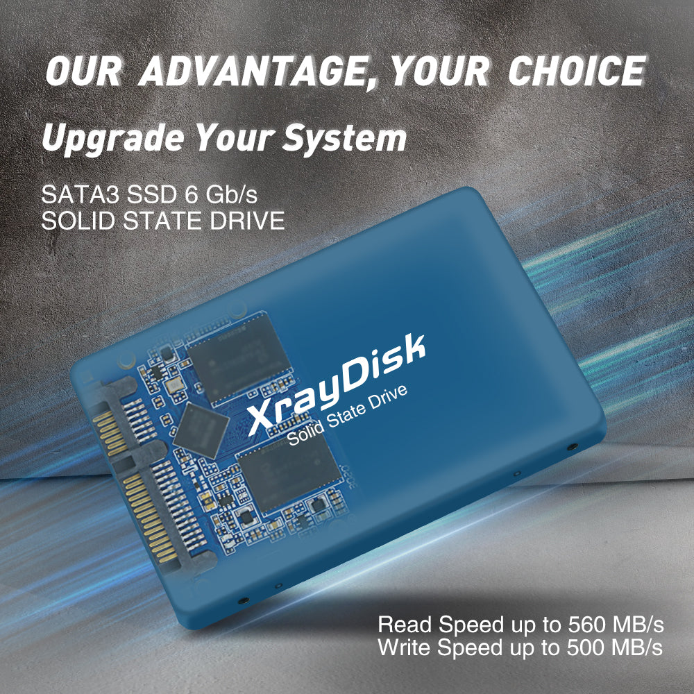 XrayDisk Solid State Drive 2.5 Sata3 Ssd 120gb 128gb 240gb 256gb 60gb 480gb 512GB 1TB Hdd Internal Hard Disk For Laptop&amp;Desktop - GALAXY PORTAL