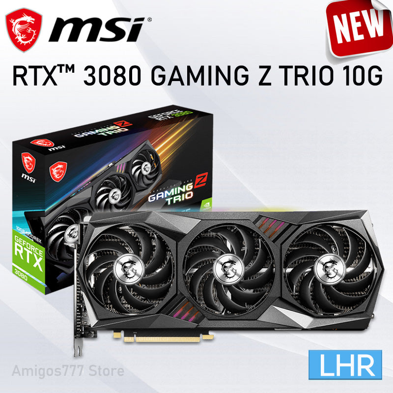 MSI GeForce RTX 3080 GAMING Z TRIO 10G Graphics Card GDDR6X PCI Express 4.0 16X RTX 3080 Video card Desktop Cooling 320bit 8nm - GALAXY PORTAL