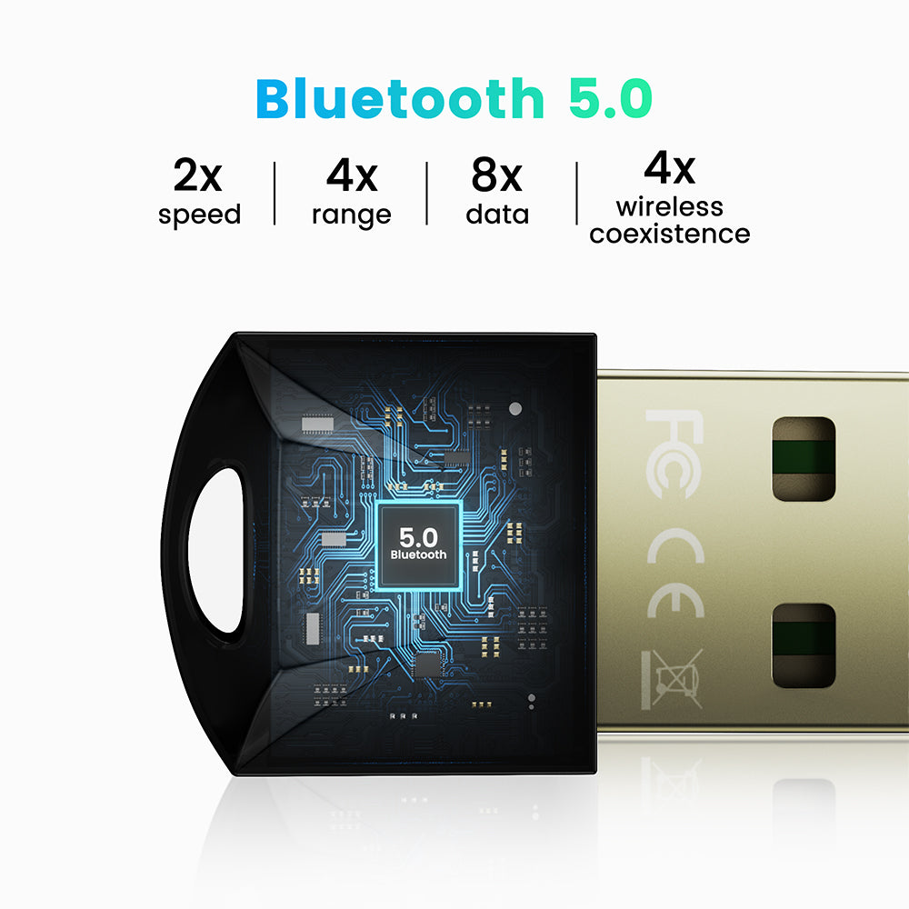USB Bluetooth 5.0 5.1Bluetooth Adapter Receiver 5.0  Bluetooth Dongle 5.0 4.0 Adapter for PC Laptop 5.0 BT Transmitter - GALAXY PORTAL