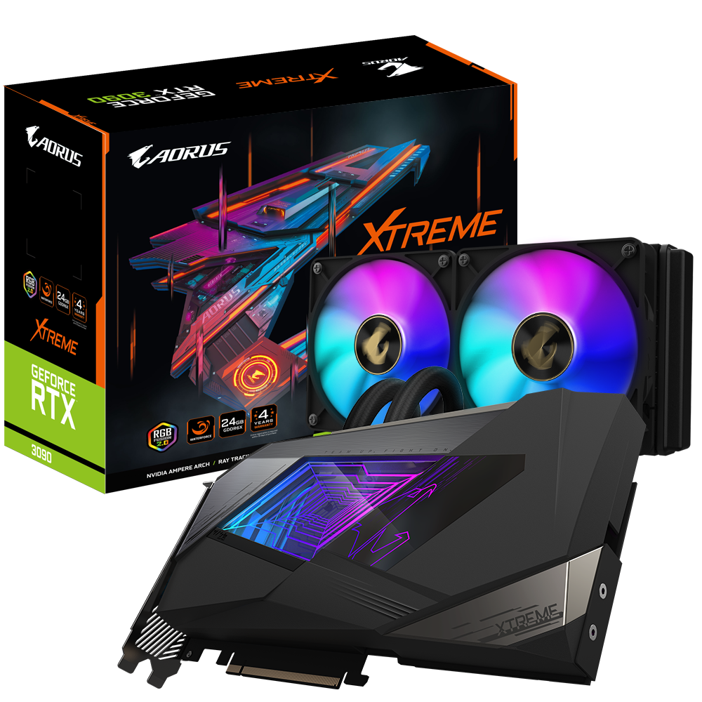RTX 3090 Xtreme W 24G Water Carving Integrated Water-Cooled Lock-Free Graphics Card - GALAXY PORTAL