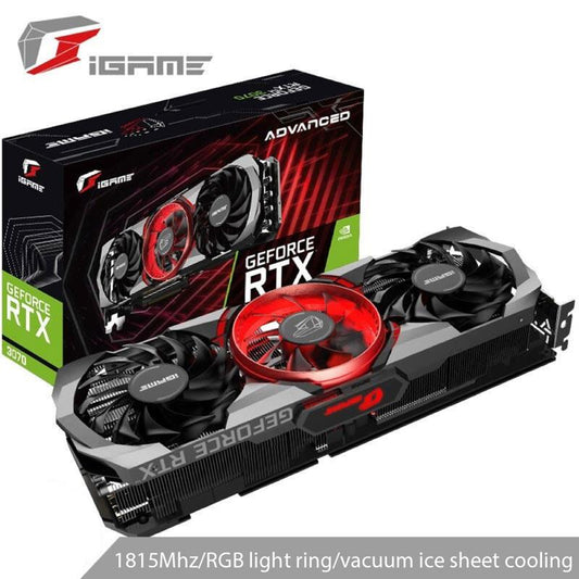 Colorful Graphics Card iGame for GeForce RTX 3070 Advanced OC 8G 1725-1815Mhz Gaming Computer Graphics Card - GALAXY PORTAL