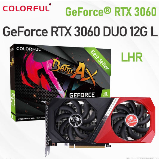 Colorful Raphic Card GeForce RTX 3060 DUO 12G L LHR 12GB GDDR6 Graphics Cards 192-bit DP HDMI PCI-E 4.0 GPU Video Cards GAMING - GALAXY PORTAL