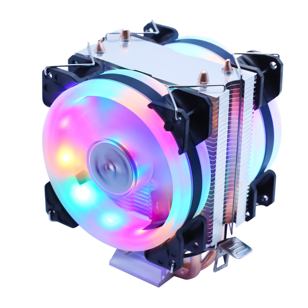 Efficient Cooling CPU Cooler Fan 3pin For Intel LGA 1150 1151 1155 1156 775 1200 AMD AM3 AM4 Quiet Ventilador Silent Radiator - GALAXY PORTAL